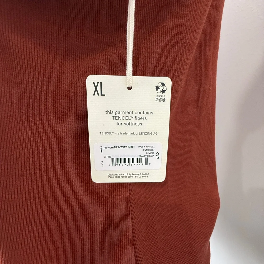 a.n.a Women's Burnt Orange Long Sleeve Top